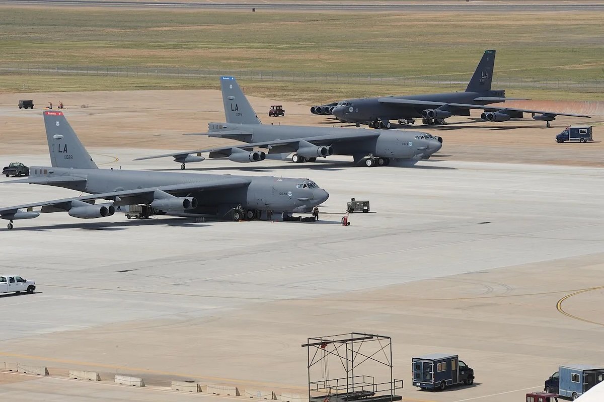 Sophisticated Drone Swarms Disrupt B-52 Operations at Barksdale Air Force Base