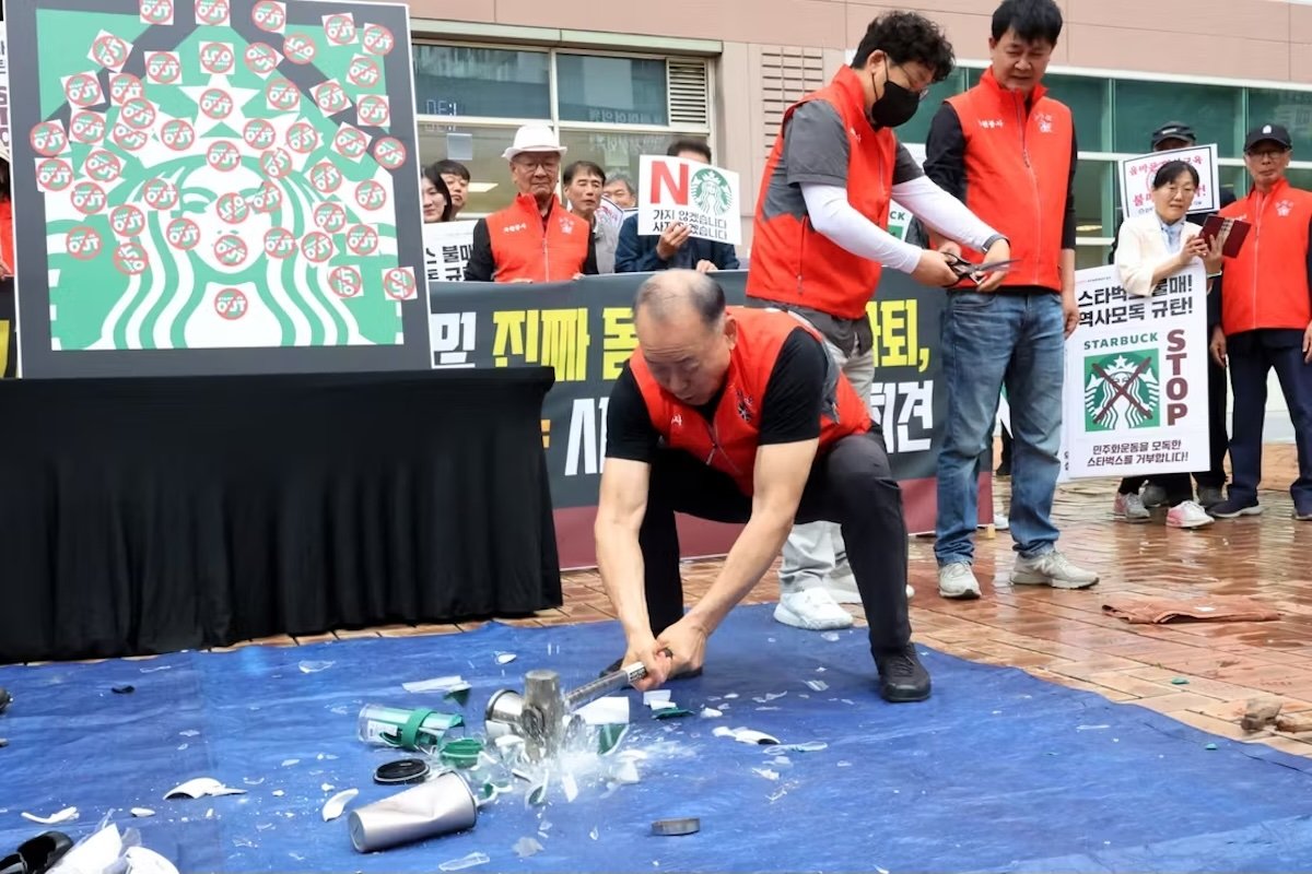 South Korea's Starbucks Probe Tests Limits of Democratic Memory