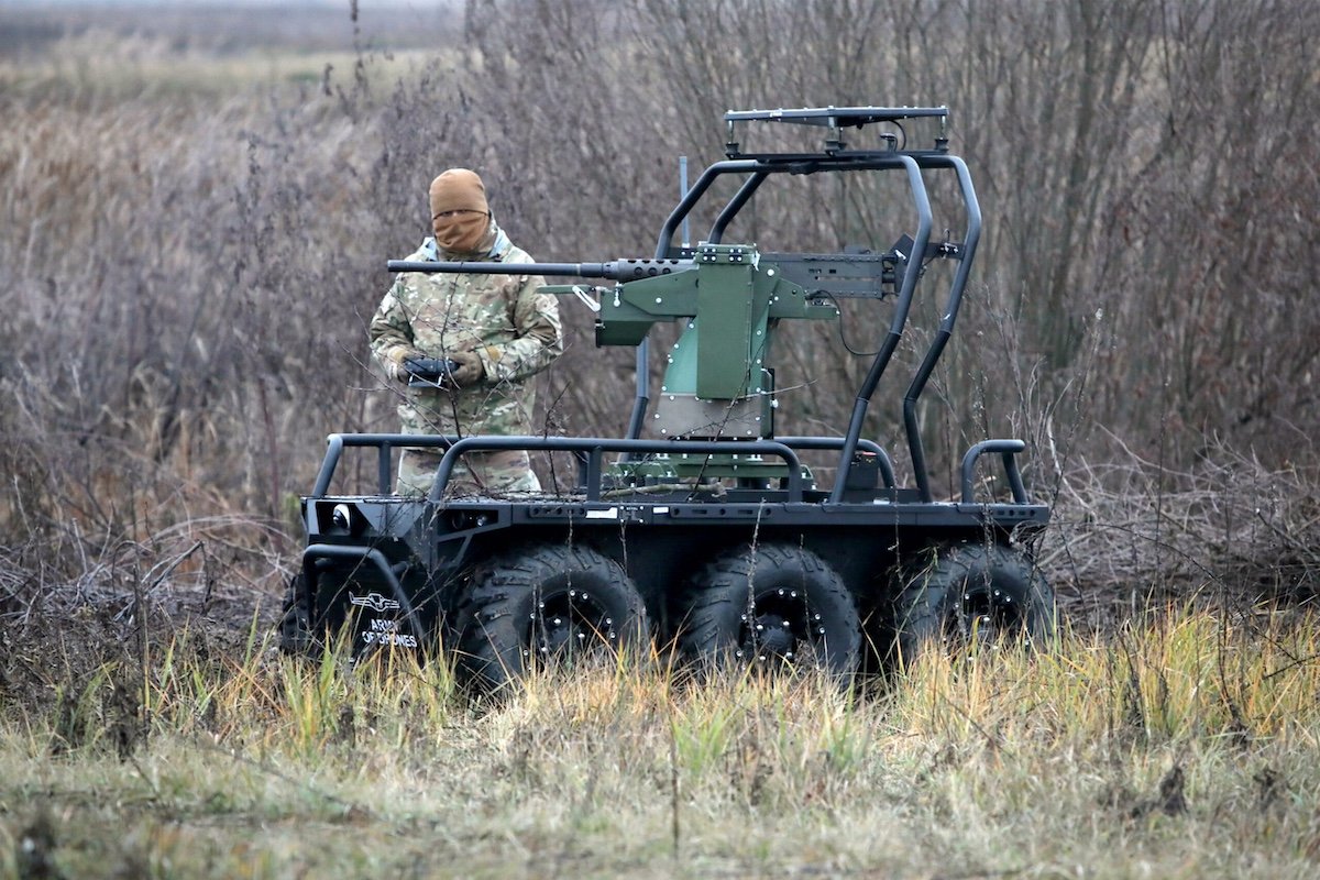 Ukraine's Ground Robots Take Over Frontline Tasks as War Enters Robot Age